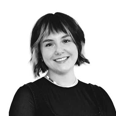 Portrait of Addison, a professional stylist at Maxine Salon, showcasing their expertise and style.